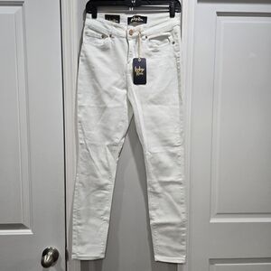 Indigo Rein White Skinny Stretch Jeans